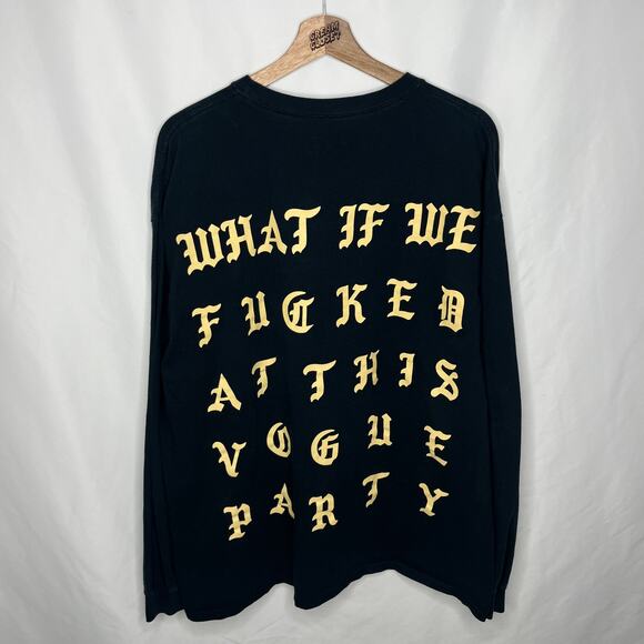 Kanye West Yeezy Season Vogue Party Life of Saint Pablo Paris Tour Merch Tee XXL - Picture 1 of 4